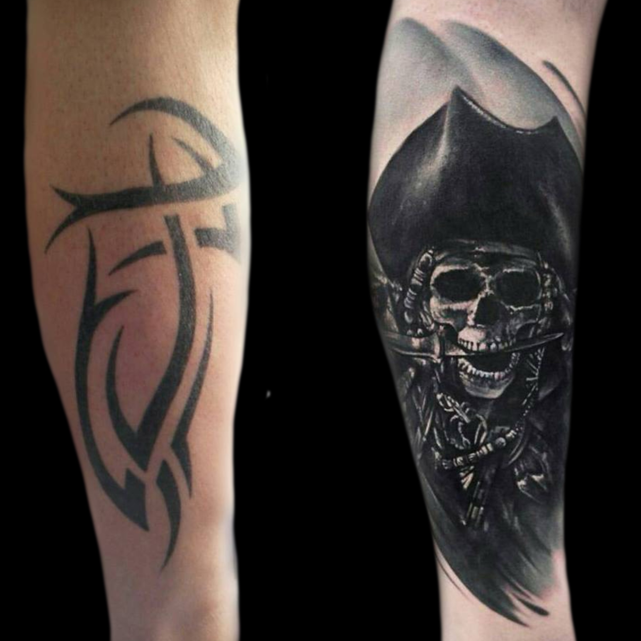 Cover-up tattoo — Redemption Tattoo Studio